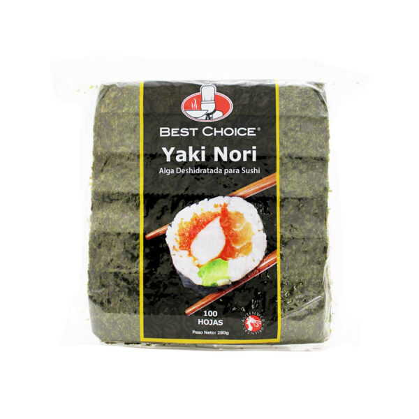 Algas Nori por 100 Hojas
