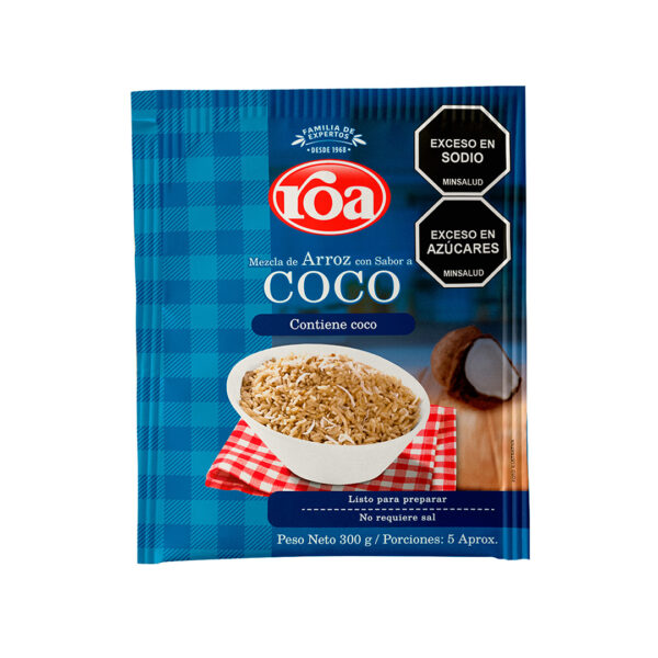 Arroz con Sabor a Coco por 300 gramos - ROA