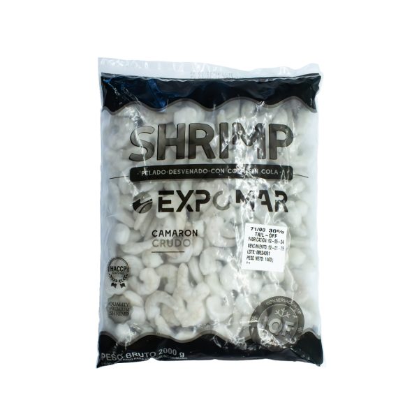 Camarón Crudo 71-90 por 2000 gramos