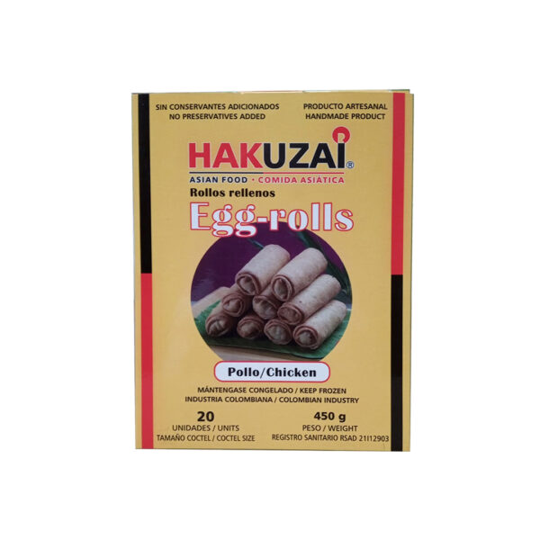 Egg- Roll Pollo por 20 unidades - Hakuzai