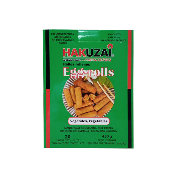 Egg-Roll Vegetal por 20 unidades - Hakuzai
