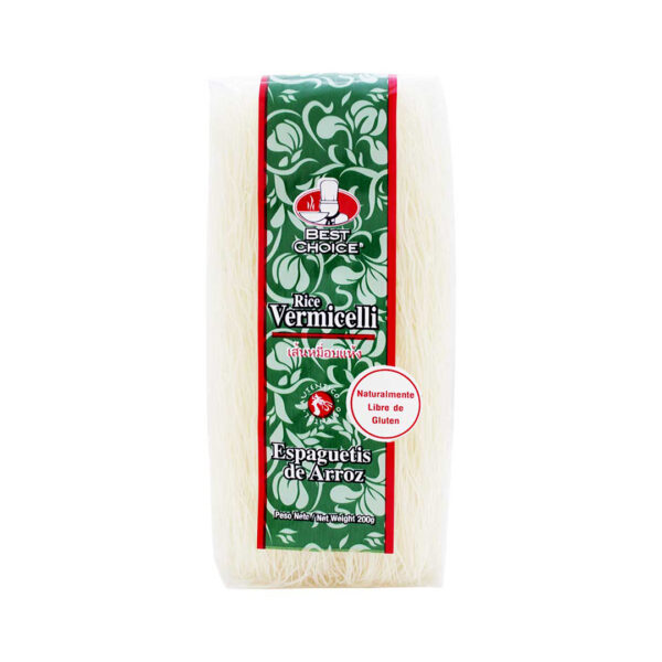 Fideos de Arroz tipo Vermicelli 200 gramos - Best Choice