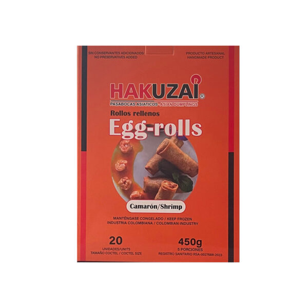 Egg-Roll Camarón por 20 unidades - Hakuzai