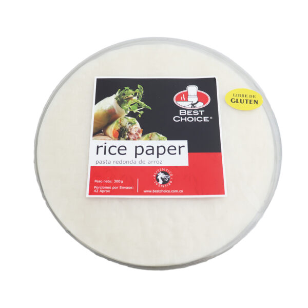Papel de Arroz por 300 gramos - Best Choice