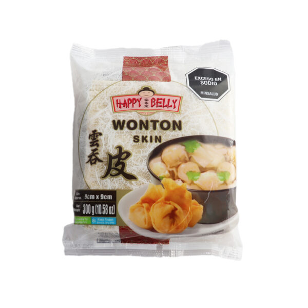 Pieles para Wonton por 300 gramos - Happy Belly