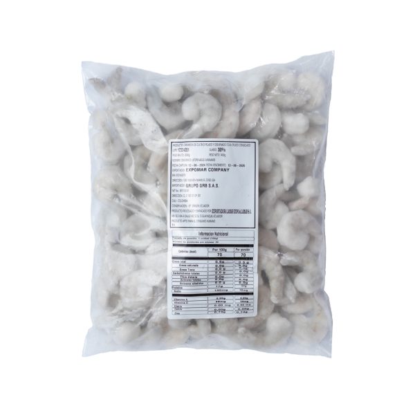 Camarón Crudo 31-35 por 2000 gramos