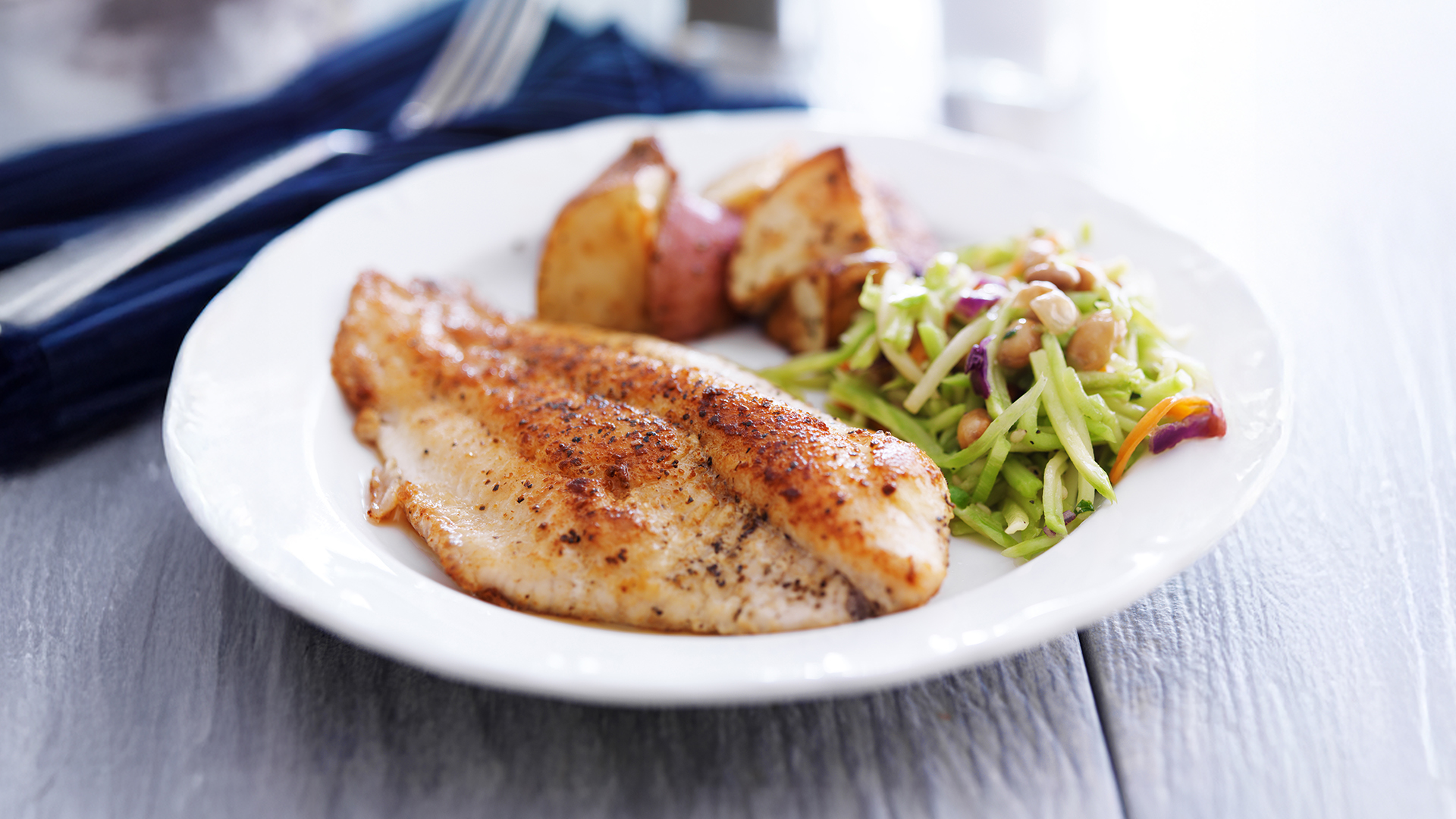 Filete de tilapia a la plancha